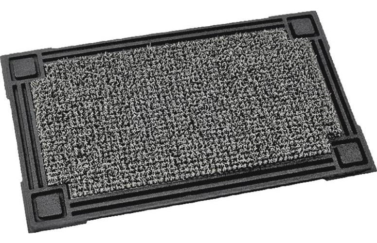 Grassworx Grassworx 10374051 Heavy Duty Door Mat, 30" L x 18" W, Cinder