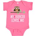 thumbnail image 3 of Inktastic My Babcia Loves Me Girl Owl Girls Baby Bodysuit, 3 of 5