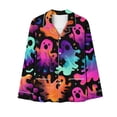 thumbnail image 7 of BaoFuBaoMei Halloween Lounge Sets Women 2 Piece Plus Size Long Sleeve Top and Pants Pajamas Halloween Ghost Print Soft Party Sleepwear, 7 of 7