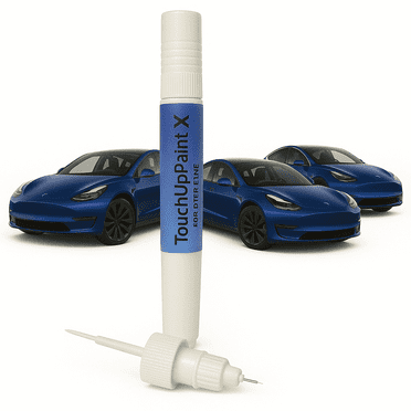 TouchUpPaintX Deep Blue Metallic Touch Up Paint for Tesla Model 3/Y/S/X