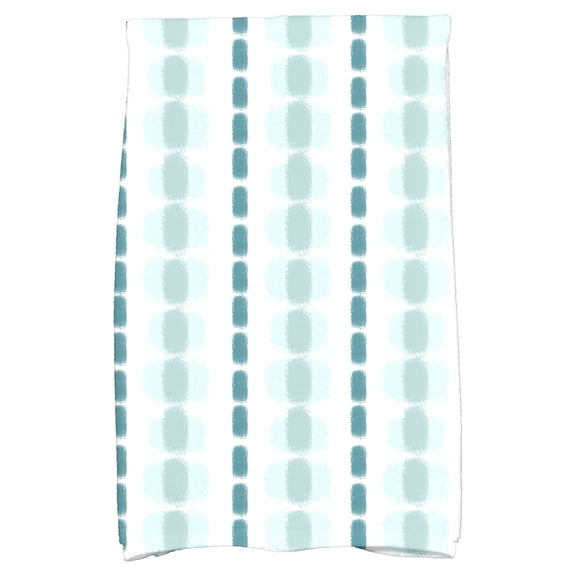 Simply Daisy 18" x 30" Watercolor Stripe Stripe Print Hand Towel