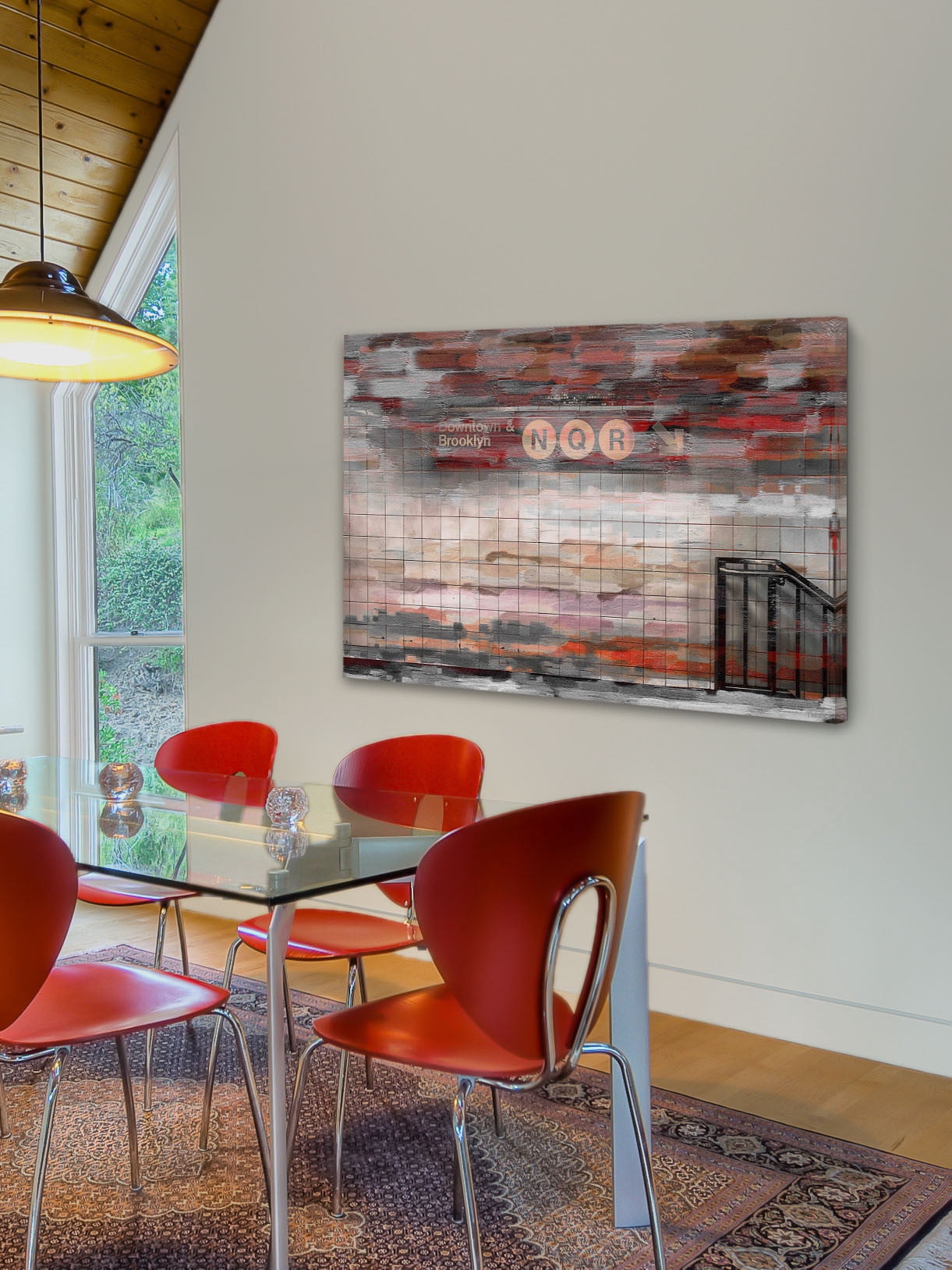 "Downtown & Brooklyn" Print on Canvas