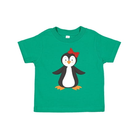 

Inktastic Cute Penguin Little Penguin Penguin with Bow Gift Toddler Boy or Toddler Girl T-Shirt