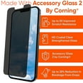 onn. iPhone 12 / 12 Pro Corning Privacy Glass Screen Protector