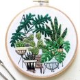 thumbnail image 3 of veasfak Handmade Embroidery Needlepoint Crafts With Embroidery Hoop, Color Threads, EC009, 3 of 9