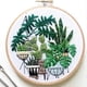 thumbnail image 3 of Kit de inicio de bordado con plantas, punto de cruz, arte, costura, bastidor, tela, juego de agujas EC009, 3 of 9