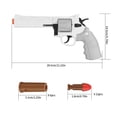 thumbnail image 2 of Revólver Toy Gun JETFLIP Foam Soft Bullet para niños mayores de 3 años, 2 of 7