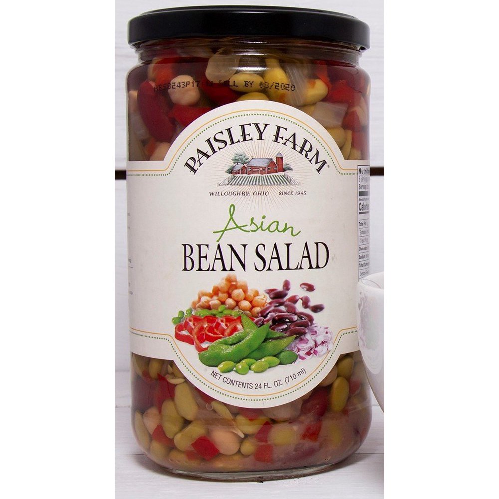 Paisley Farm Asian Bean Salad, 24 OZ (Pack of 6)