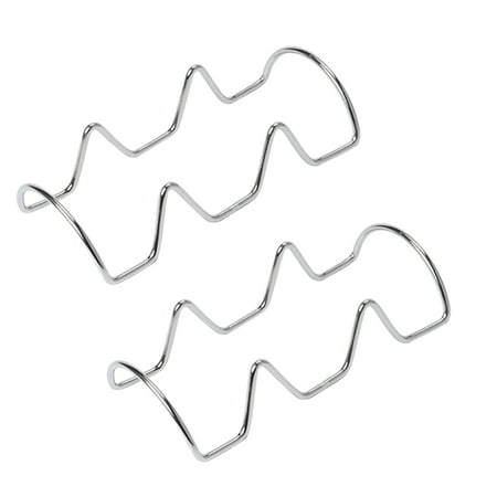 

2PCS Stainless Steel Taco Rack Mexican Pancake Rack Tray Taco Holder for Hard Taco Shells