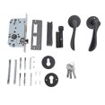 thumbnail image 2 of Passage Handle, Easy Installation Door Interior Handle With Lock For Bedroom, 2 of 8