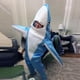 thumbnail image 2 of Adults kids Halloween Christmas Props Accessories Cosplay Costume Shark Stage Clothing Fancy Dress Up Jumpsuit, 2 of 5