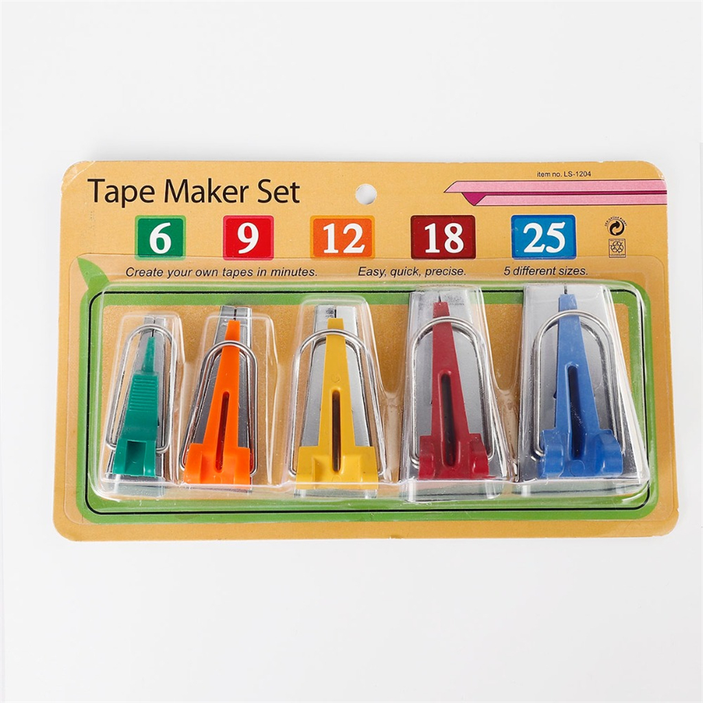 Sewing Accessories Bias Tape Makers 4 size 6mm 12mm 18mm 25mm bias