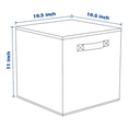 thumbnail image 3 of Caja De Almacenamiento De Ropa Plegable Bloosom Beige Juego De 6, 3 of 5