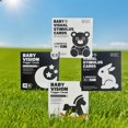 thumbnail image 4 of DEBGFS Early Education Visual Stimulation Cards - High Contrast Black and White Red Cards for Brain Development and Visual Stimulation  40-Sided 20 Cards  Suitable for Newborns to 6 Mon, 4 of 6