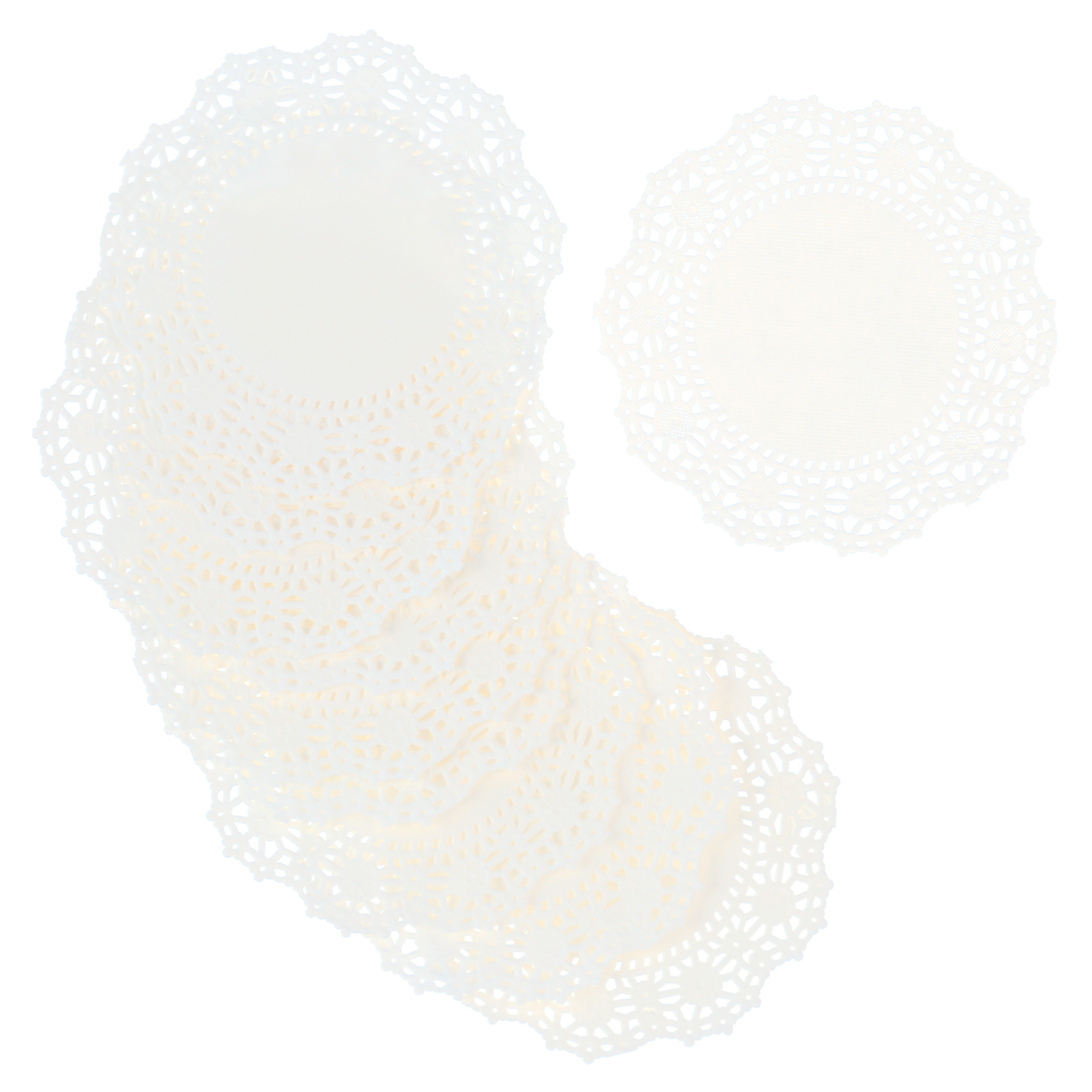 Wilton Paper Doilies for Cake Decorating, White, 4 in. Diam., 30-Count,