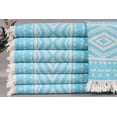 thumbnail image 2 of Hand Towel, Cotton Woven Dish Towel, Turquoise Towel, Plus Design Towel, 24x40 Inches Bathroom Towel, Wholesale Towel, Small Bath Towel,, 2 of 9