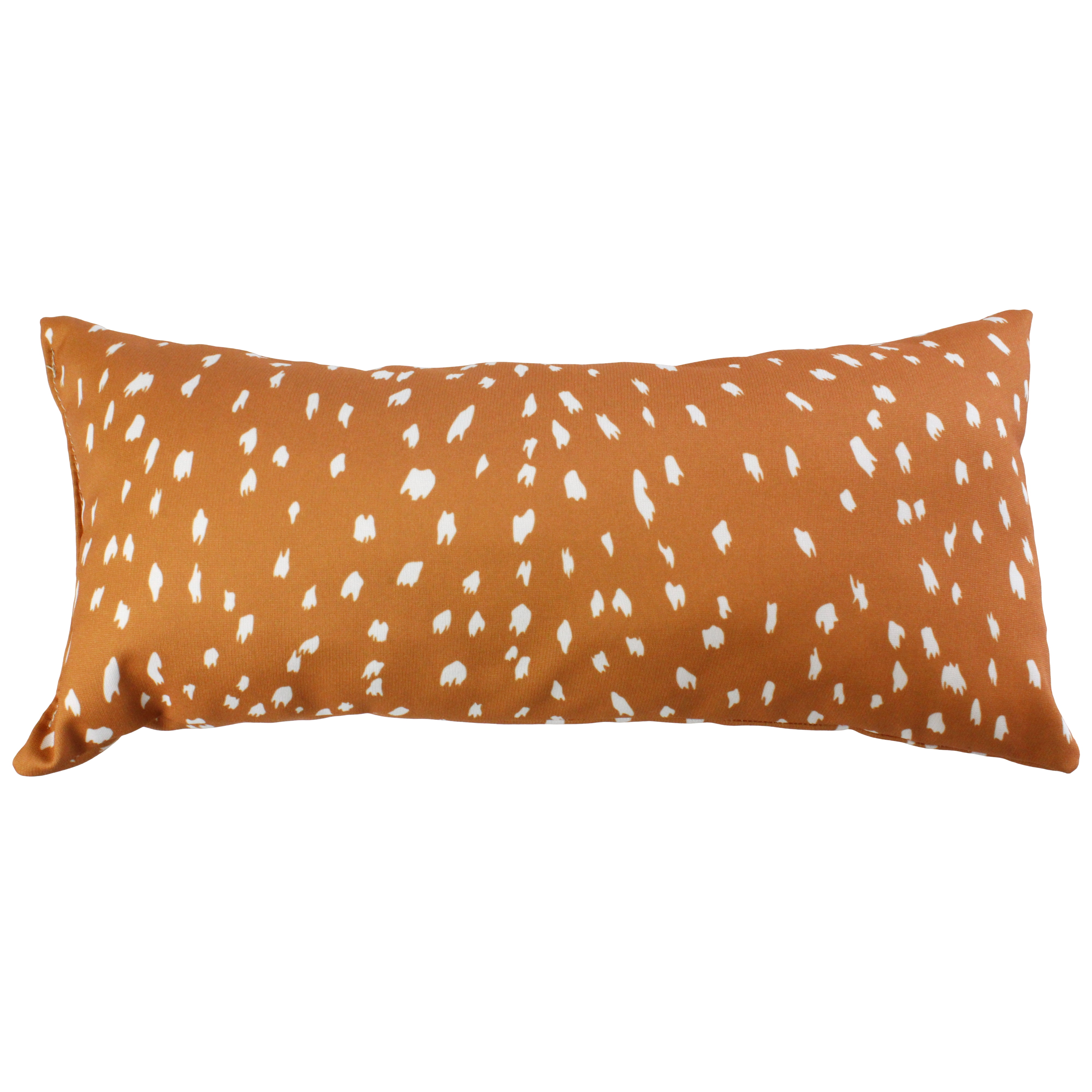 Everything Comfy Deer Fawn Print Decorative Pillow, 16x6 Inch, Tan,