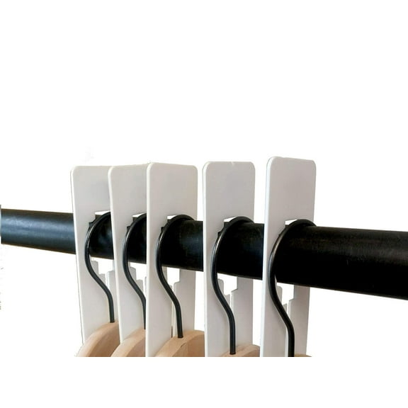 NAHANCO QSDWBLANK20, White Rectangular Clothing Size Dividers, Blank, Kit of 20