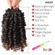 thumbnail image 3 of Cabello de ganchillo Passion Twist, violeta, 6 pulgadas, para mujeres negras, 9, 3 of 6