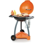 Little Tikes Sizzle 'n Serve 15-Piece Outdoor Plastic Pretend Play Barbecue Grill Toys Playset, Multi-color, For Kids, Toddlers Ages 3 4 5+