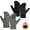 C-Black+Gray, variant on KOITHOT 2 Pairs Winter Gloves for Women Thick Lined Touch Screen Knit Warm Gloves for Cold Weather