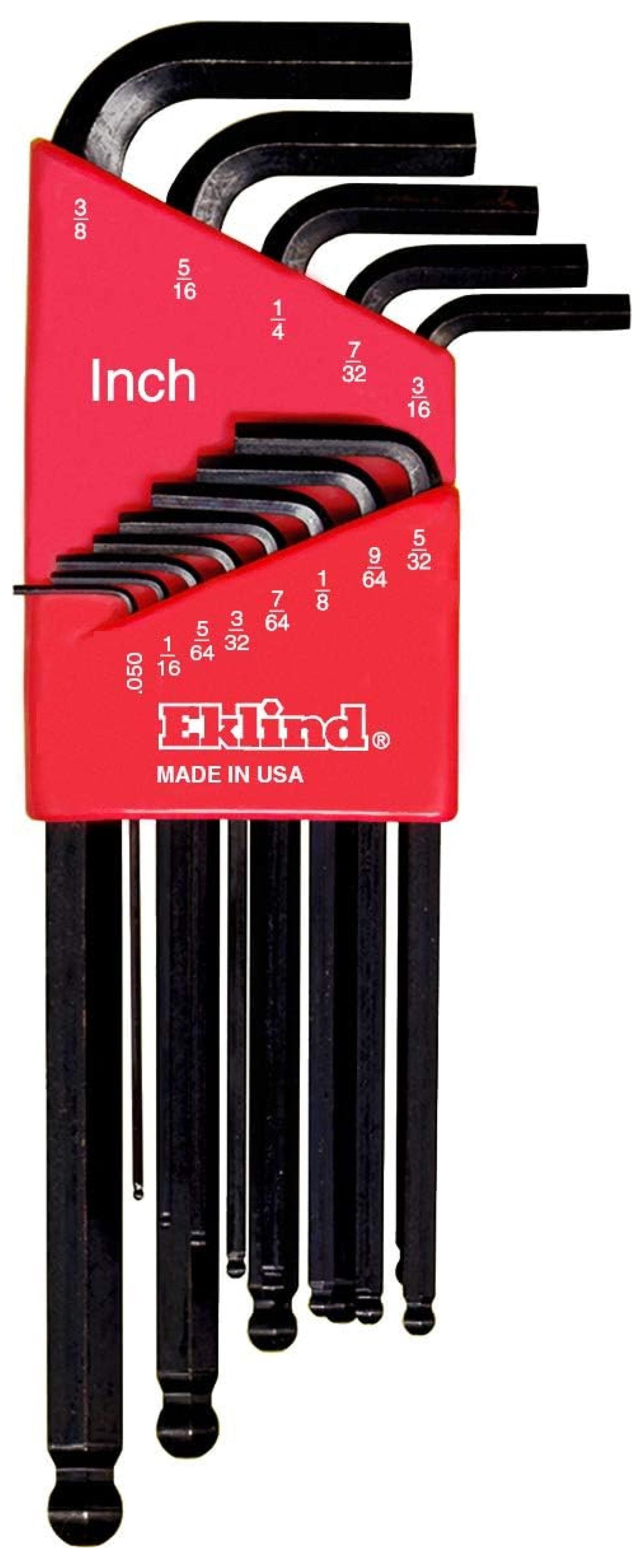 Eklind 13222 -Hex L-Key allen wrench Combo- Inch / MM (2 sets 22pc), 22-piece set