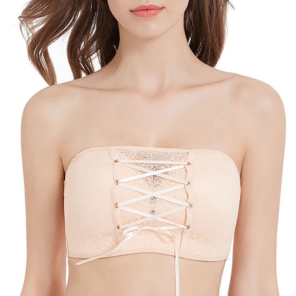 GaThRRgYP Bras for Women GaThRRgYP Women's Bra Wire Free Underwear Large Size Thin Cup Lace Sexy Bra