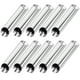 thumbnail image 1 of Moldes de cuerno de crema, molde Tubular de acero inoxidable para croissant (forma Tubular), 10 Uds., 1 of 6