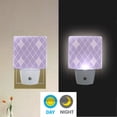 thumbnail image 5 of Purple Block Night Light 2 Pack LED Nightlight Plug into Wall Dusk to Dawn Sensor Soft White, 5 of 7