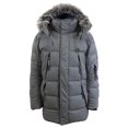 thumbnail image 1 of Men's Heavyweight Down Parka Jacket With Detachable Hood, 1 of 5