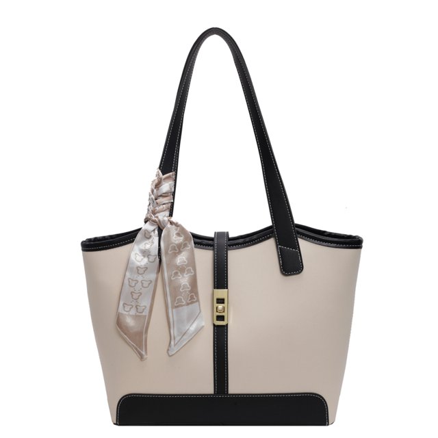 Bolso Mano Mujer PU Patchwork Cierre Con Cinta Fiesta