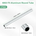 thumbnail image 3 of Tubo redondo de aluminio 6063 de 250 mm en paquete de 2, 15 mm ID 19 mm OD, tubería de aluminio sin costura para manualidades DIY [0.59x0.75x9.8IN], 3 of 7