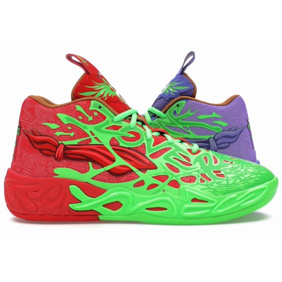 Puma Men's LaMelo Ball MB.04 Teenage Mutant Ninja Turtles Raphael & Donatello Shoes, from StockX