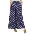 thumbnail image 5 of Phagun Womens Purple Designer Self Tie Waist Wide Leg Thai Fisherman Pants-S, 5 of 7