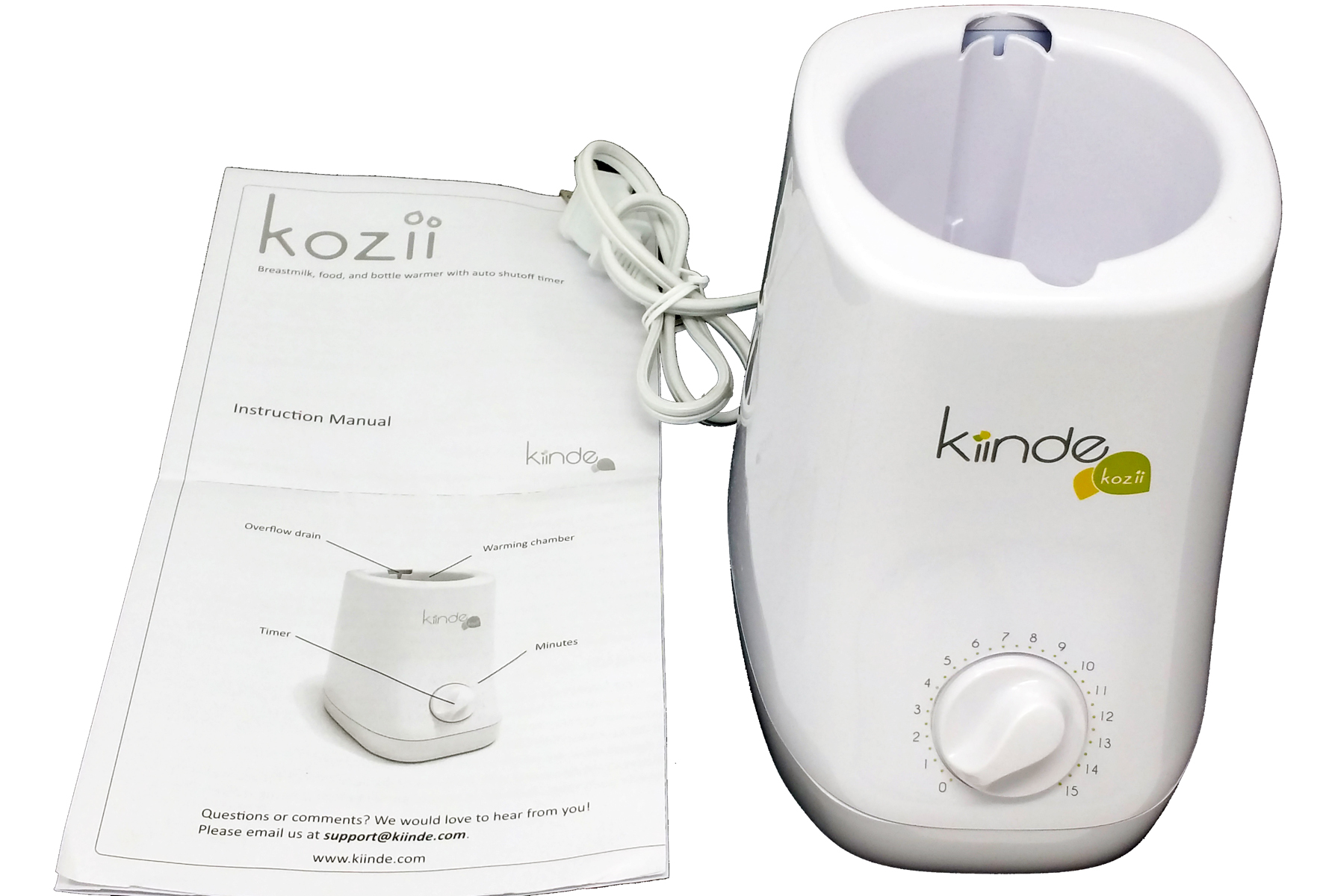 kiinde bottle warmer manual
