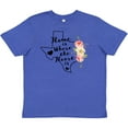 thumbnail image 3 of Inktastic Texas Home is Where the Heart is with Watercolor Floral Youth T-Shirt, 3 of 5