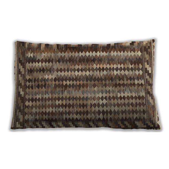 Ahgly Company Outdoor Rectangular Contemporary Lumbar Throw Pillow, 13 inch by 19 inch