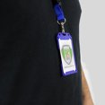 thumbnail image 5 of 5 Pack Specialist ID Multiple Card ID Badge Holders - Heavy Duty Rigid / Hard Plastic (Blue), 5 of 5