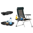 thumbnail image 2 of 2x Portavasos negro césped para silla para patio, salón, piscina, playa, bandeja lateral, 2 of 9