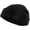 Black, variant on Classic Warm Winter Fisherman Beanie Hats Acrylic Ribbed Knit Cuff Daily Cap