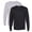 Light-Steel+Black 2 Pack, variant on Hanes Mne’s Long Sleeve Pocket T-Shirt 60/30/10 Polyester/Ring-Spun Cotton/Rayon Heavyweight Durable Workwear Long Tee Shirt (Black, L)