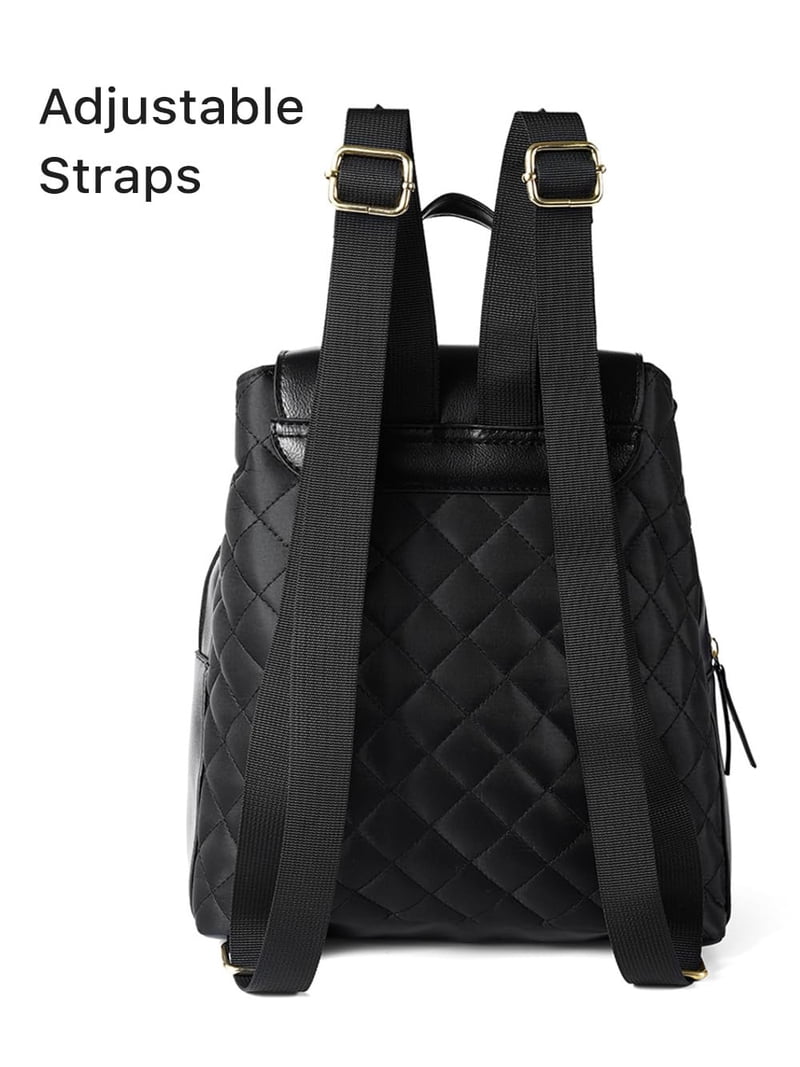 Nollia Vegan Leather Quilted Mini Backpack - Water Resistant  display picture 2