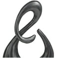 thumbnail image 4 of 7" x 12" Dark Gray Aluminum Metal Swirl Abstract Sculpture, by DecMode, 4 of 9