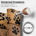 thumbnail image 6 of 1 Panel Outdoor Curtains for Patio Waterproof 54"x95" Yellow Brown Weatherproof Privacy Outsides Curtains, Farmhouse Dog Paw Vintage Grommet Thermal Drapes for Cabana Porch Pergola, 6 of 8