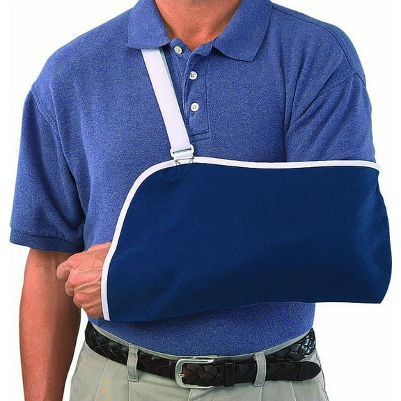 Mueller Adjustable Arm Sling, Blue, One Size Fits Most