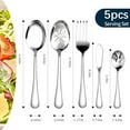 thumbnail image 7 of Silverware Set for 12, 65 Piece Stainless Steel Flatware Cutlery Fork and Spoon Set with Serving Utensils Set, Dishwasher Safe, Gift Package for Wedding Housewarming, 7 of 7