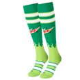 thumbnail image 2 of Cool Socks Unisex Novelty Crew Socks – Mountain Dew Logo Design, Fun Soda Print – Comfortable Cotton, 2 of 6