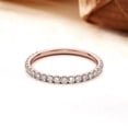 thumbnail image 2 of Auory Moissanite Engagement Ring in Rose Gold Plated 925 Sterling Silver for Women, 2 of 10