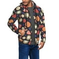 thumbnail image 3 of Zip Up Hoodies for Men - colorful cartoon fruits pattern Long Sleeve Comfrt Men'S Fashion Hoodies & Sweatshirts, Jackets for Men Hoodies Pullover Clothing Clothes with Pouch, 3 of 5
