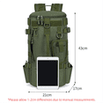 thumbnail image 5 of Fishing Gear Storage Backpack Fishing Bag Wet Dry Separation Splash-Proof LUYA Bag Outdoor Hiking Fishing Camping Bag,B, 5 of 9